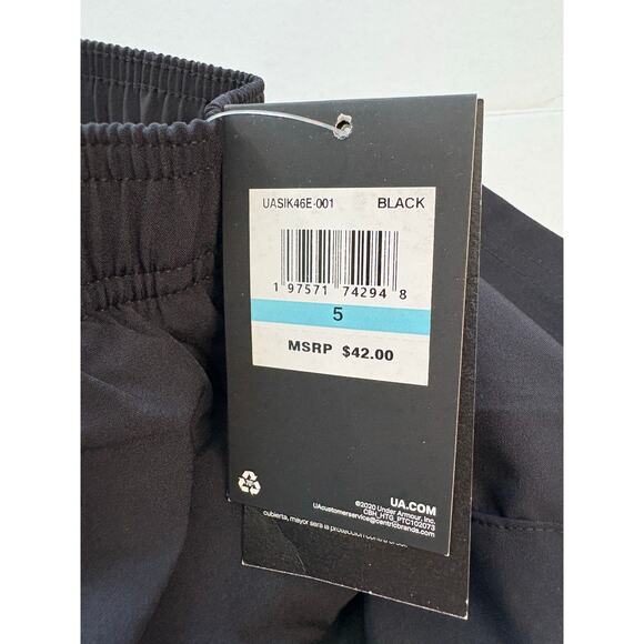 Under Armour Boys Compression Volley Swim Shorts Trunks Black Size 5 Boxer Lined - Picture 7 of 7